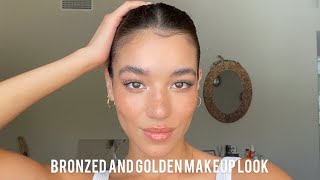 Bronzed Golden Goddess Makeup [upl. by Martha]