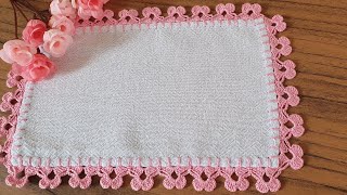 Puntillas a Crochet para Mantelitos  119 [upl. by Farr731]