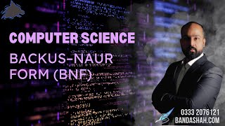 Backus–Naur form BNF  A2 Computer Science  9618 [upl. by Hebert]