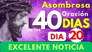 cuaresma DÍA 20🛐 EXCELENTES NOTICIAS Jer 2911 Asombrosa oracion de los 40 días💜 [upl. by Catarina375]