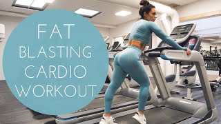 FAT BLASTING CARDIO WORKOUT TREADMILL amp HIIT [upl. by Eirffej484]