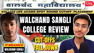 🚨 Seat Increase  SPOT Cutoff 📉 WALCHAND SANGLI TOP COLLEGE  MHT CET 2024 CAP Round Counselling [upl. by Aniram]