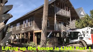 Lifting up the house is LIVE Part 1 [upl. by Arod]