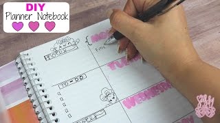 DIY Planner Notebook Easy amp Budget friendly [upl. by Latif]