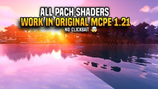 BSBE SHADER IN OFFICIAL MINECRAFT PE NO PATCH SHADER NEW TRICK 🤯 [upl. by Elberfeld]