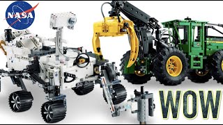 LEGO Technic Summer 2023 Sets Unveiled NASA Perseverance 42158 amp John Deere 948LII Skidder 42157 [upl. by Farrington]