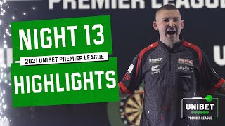 THE FANS ARE BACK 🤩  Night 13 Highlights  2021 Unibet Premier League [upl. by Aydiv]