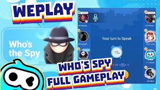 Wordless Spy  WePlay Full Gameplay Tagalog Server [upl. by Ehrenberg]