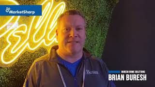 MarketSharp Testimonial Brian Buresh – Buresh Home Solutions [upl. by Ahseeyt]