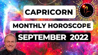 Capricorn September 2022 Monthly Horoscope amp Astrology [upl. by Aciram]