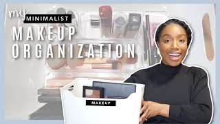 Makeup Organization and Storage for SMALL Spaces  Judi the Organizer [upl. by Raknahs13]