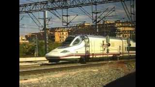 Renfe AVE 112 llegando a MadridAtocha procedente de Valencia [upl. by Aciretahs223]