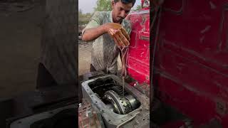 Gearbox Oil change 🔧 mechanic mh juber inamdar [upl. by Dewhirst]