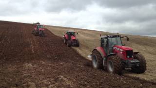 Massey Ferguson ploughing in Tipperary [upl. by Vidovic]