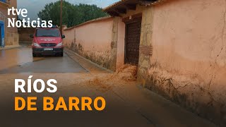 TEMPORAL BALEARES ARAGÓN y COMUNIDAD VALENCIANA en ALERTA NARANJA por LLUVIAS TORRENCIALES  RTVE [upl. by Haynor]