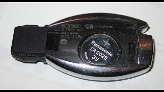 How to change the battery in a 2010 Mercedes E550 Key Fob [upl. by Yuji]