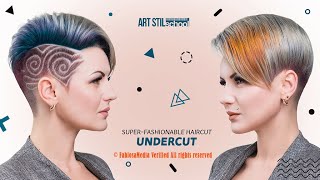 Undercut Hair Tattoo For Women [upl. by Nevins]