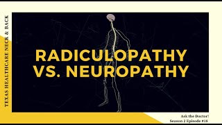 Radiculopathy Vs Neuropathy [upl. by Oxley]