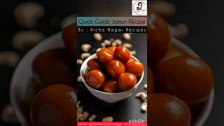 Homemade 😋 Suji Ke Gulab Jamun Recipe  Easy amp quick Dessert gulabjamun richanagarrecipes shorts [upl. by Gnol]