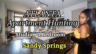 ATLANTA AFFORDABLE LUXURY APARTMENT HUNTING  SANDY SPRINGS [upl. by Akerdnuhs116]