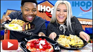 IHOP Mukbang SUBSCRIBE TO NICOLES CHANNEL▶️🥞🍳 [upl. by Naaman148]