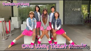 One Way Ticket Remix  Improver Line Dance ShortenedVersion [upl. by Asenej]