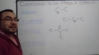 CLASIFICACIÓN DE LOS ÁTOMOS DE CARBONO [upl. by Dao]