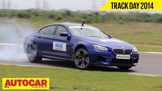 Autocar Trackday 2014 With Narain Karthikeyan  BMW M6 Gran Coupé  Autocar India [upl. by Neruat590]