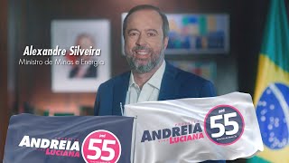 O Ministro de Minas e Energia  Alexandre Silveira também é 55 e apóia Andreia e Luciana [upl. by Runck]