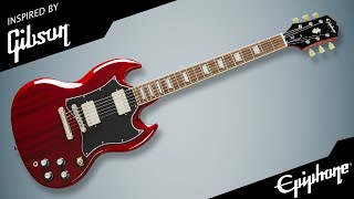 Epiphone SG Standard Heritage Cherry sound amp review [upl. by Eyssej661]