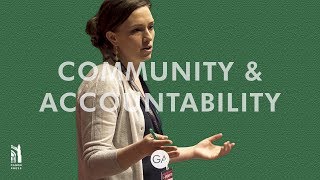 Rachel Jankovic Community and Accountability  Grace Agenda 2018  Womens Seminar [upl. by Saberio514]