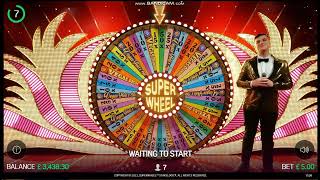 Winner Winner Chicken Dinner Multiple Super Wheel spins on Spinata Pinata Online Slots [upl. by Llennhoj]