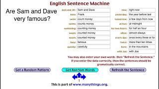 Flash English Sentence Machine [upl. by Aihsein]