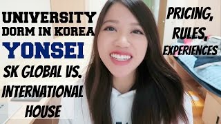 KOREAN UNIVERSITY DORM TOUR Yonsei  SK GLOBAL vs INTERNATIONAL HOUSE [upl. by Attennhoj78]