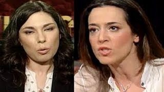 Borsettate tra 5 stelle Giulia Sarti e Forza Italia Licia Ronzulli [upl. by Leirua718]