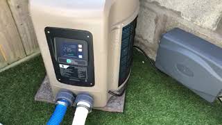 Sunspring pool heat pump  typical setup [upl. by Obnukotalo]