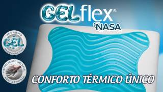 Travesseiro Gelflex Nasa  Duoflex [upl. by Ulane]