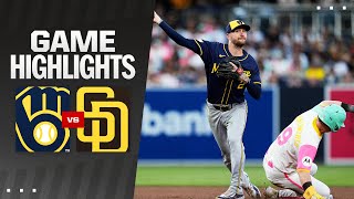 Brewers vs Padres Game Highlights 62124  MLB Highlights [upl. by Leonanie457]