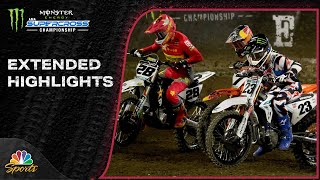 Supercross 2024 EXTENDED HIGHLIGHTS Round 4 in Anaheim  12724  Motorsports on NBC [upl. by Duile]