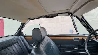 1973 BMW 30CS Driver Side Power Window Operation [upl. by Cinemod360]