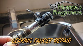 How to Repair a Leaking Moen Kitchen Faucet [upl. by Gaddi]