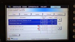 Gespage auf einer Toshiba e STUDIO 2555CSE [upl. by Bellew]