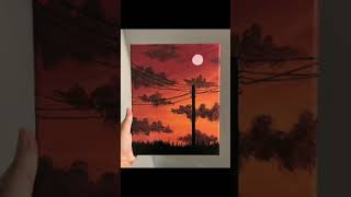 Sunset painting ideas [upl. by Caitlin323]