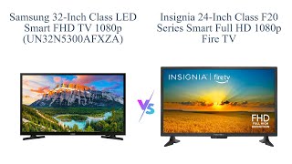 Samsung 32inch vs Insignia 24inch Smart TV Comparison 📺 [upl. by Boigie]