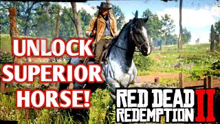 UNLOCK SUPERIOR HORSE CHEATS amp CODE Red Dead Redemption 2 [upl. by Nnylecoj676]