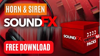 SIREN amp HORN Dj Sound effects  free to download [upl. by Stanhope]