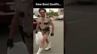 Im just Goofin New Boot Goofin 🤣🤣🤣 shorts funny shoes [upl. by Renrew]