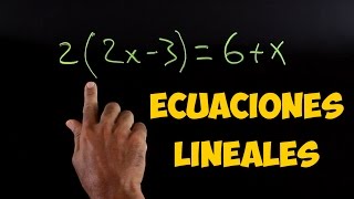 MATEMÁTICAS Ecuaciones Lineales BACHILLERATO AULAEXPRESS VÍDEO TUTORIAL [upl. by Neneek]