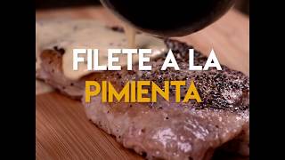 ¿Cómo preparar un filete a la pimienta [upl. by Iviv]