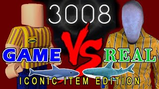 SCP 3008 ROBLOX GAME VS REAL LIFE ICONIC ITEM EDITION  INFINITE IKEA [upl. by Ynner]